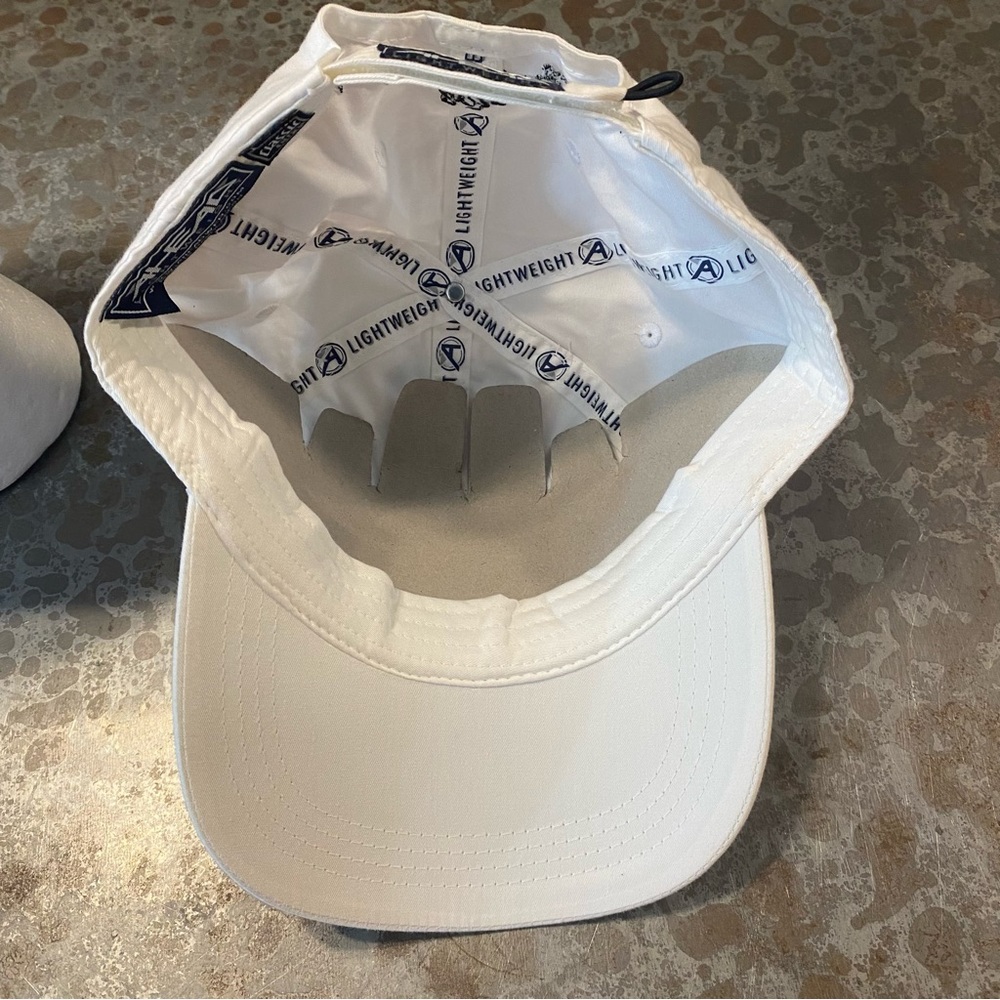AHead Cap Lightweight Golf hat Cherokee Strip Golf Classic 2019 golf hat White - Picture 5 of 5